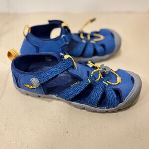 Blue KEEN Waterproof Summer Sandals Camp Outdoorsy Wear Kids 6 Youth